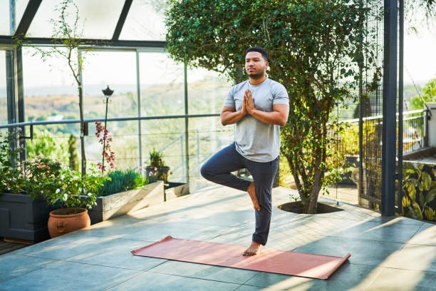 Yoga Poses. Tree Pose (Vrksasana)